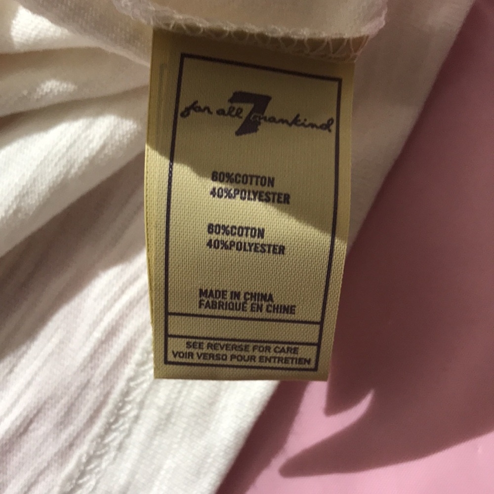 7 For All Mankind t-shirt 6X - Picture 6 of 6